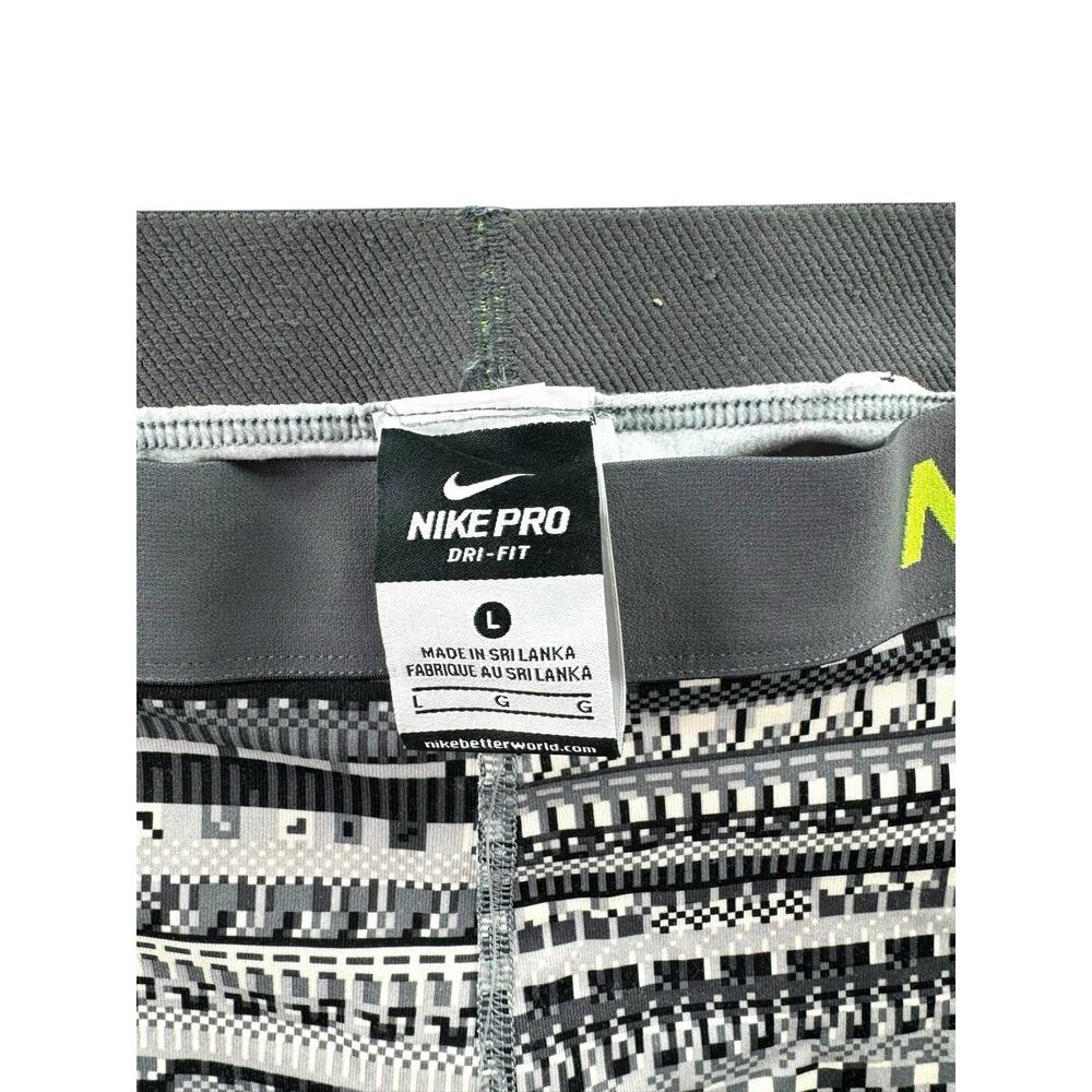 Nike Pro Hyperwarm Leggings Womens Large Dri-FIT Patterned Thermal Pants NWT - Picture 4 of 14